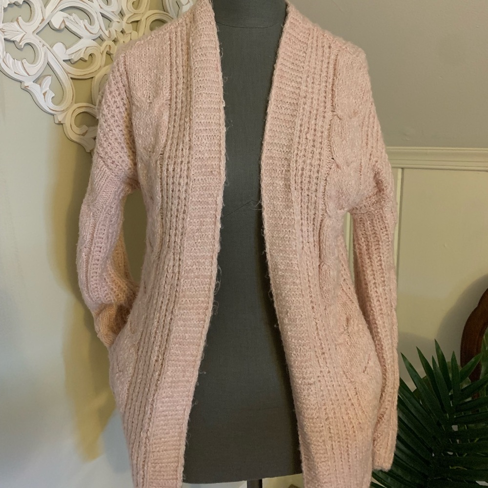 Abercrombie & Fitch cable knit chunky cardigan